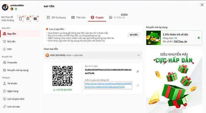 Nhà cái BBet | Ưu đãi hoàn toàn 1,5% | Link vào chính hãng