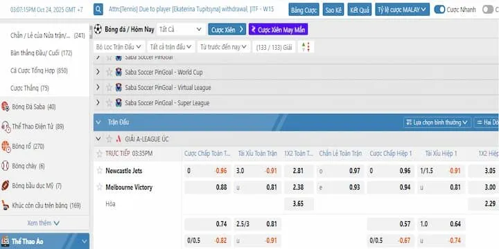 BTI Sports trò chơi thể thao nhà cái BBET được yêu thích