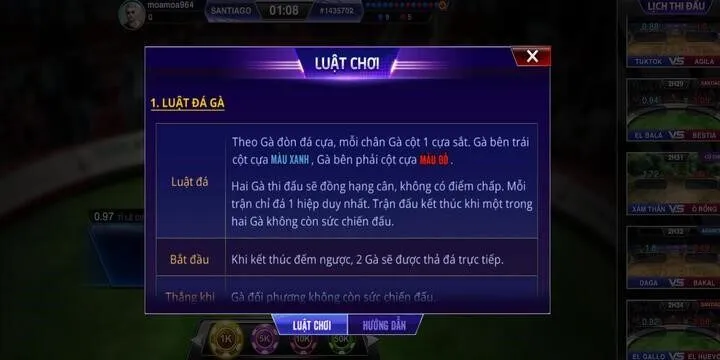 Các trường hợp thường gặp các trận đấu chiến kê BBet