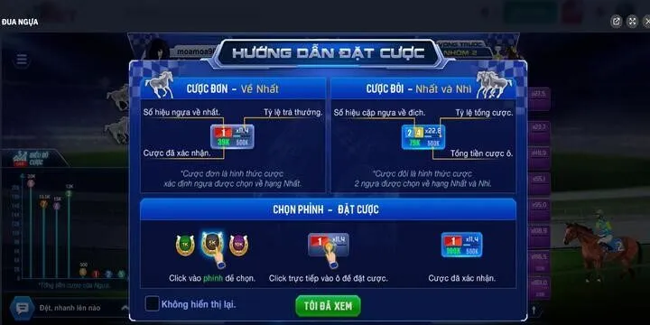Quy tắc chơi và các loại cược phổ biến trong đua ngựa BBet