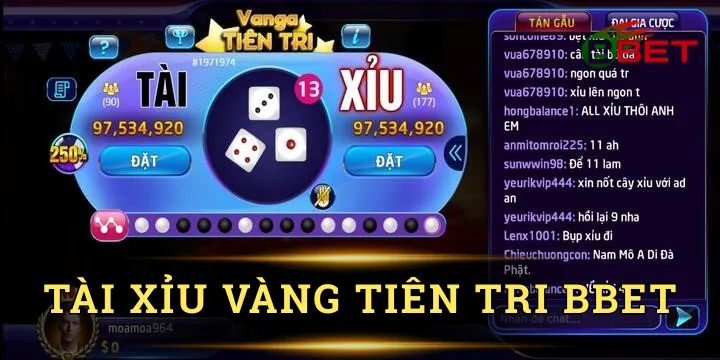 Tài xỉu vàng tiên tri BBet - Thắng đơn giản chỉ với 1 cú lắc