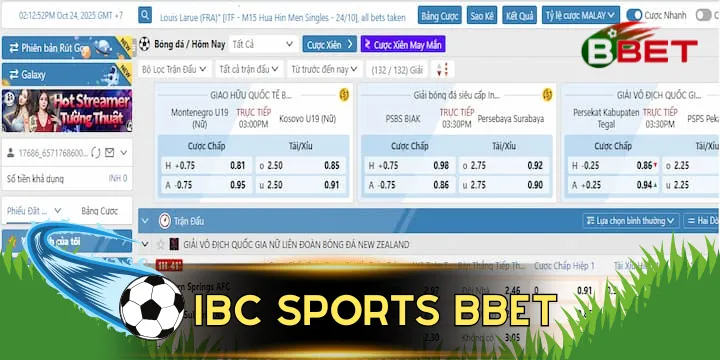 IBC Sports BBET - Khám phá thế giới cá cược đẳng cấp châu á