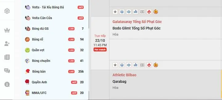 Một số trò chơi nổi bật tại sảnh cược thể thao K-sports