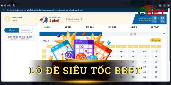 Lô đề siêu tốc BBet - Chơi nhanh, thắng dễ, thưởng khủng 