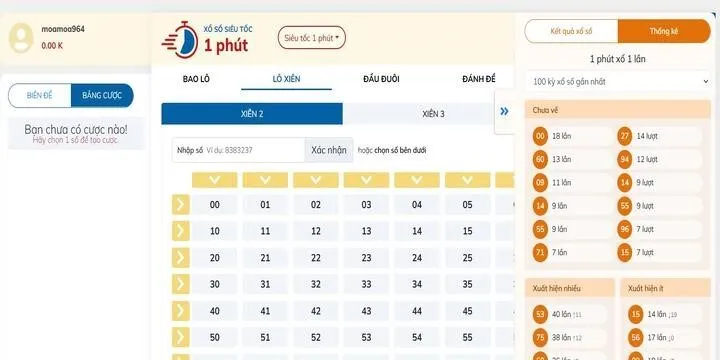 Xổ số lô đề siêu tốc BBet cho kết quả cực nhanh