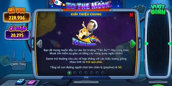 Luật chơi đơn giản và dễ hiểu của to the moon BBet